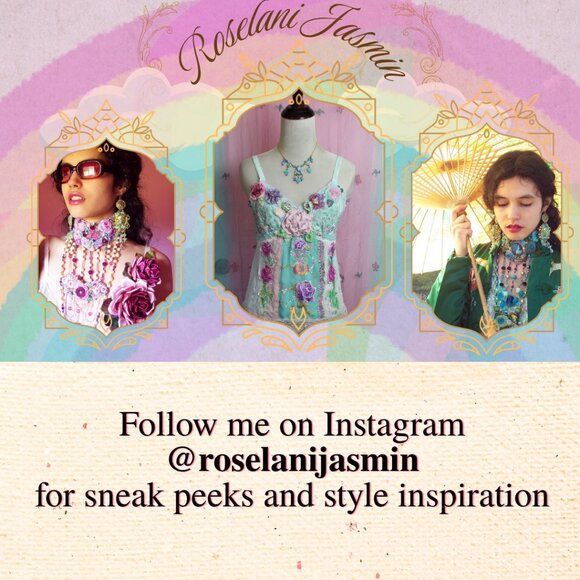 Bejewelled Enchantment Top | Roselani Jasmin | Size Small - Picture 12 of 12